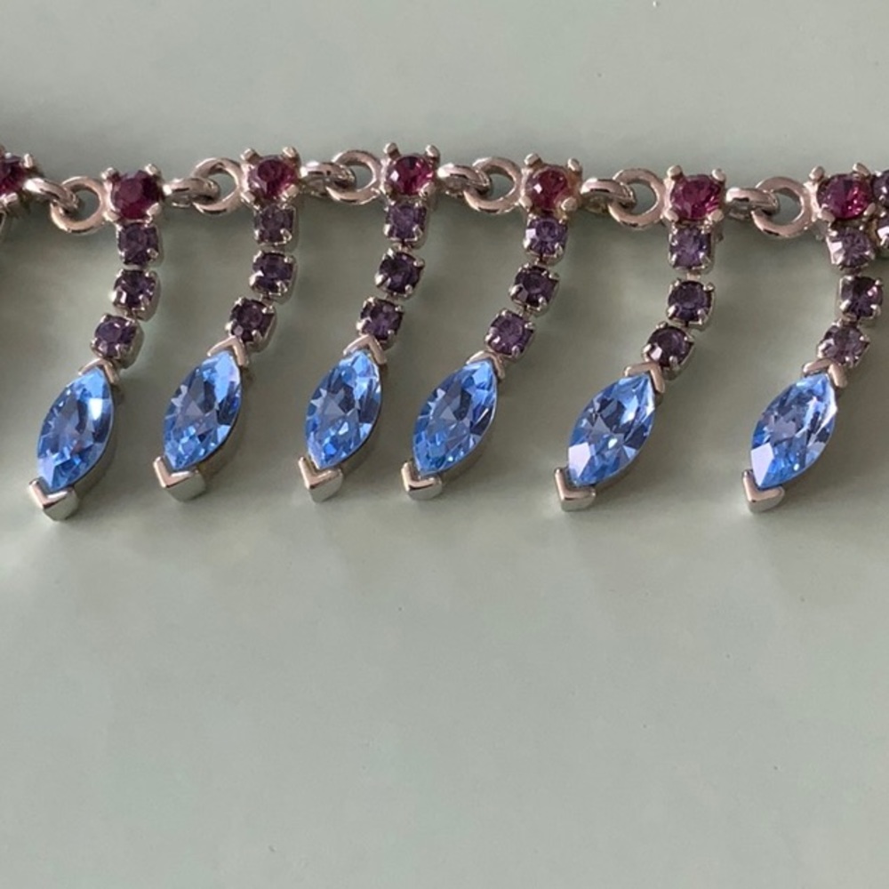 Swarovski necklace.